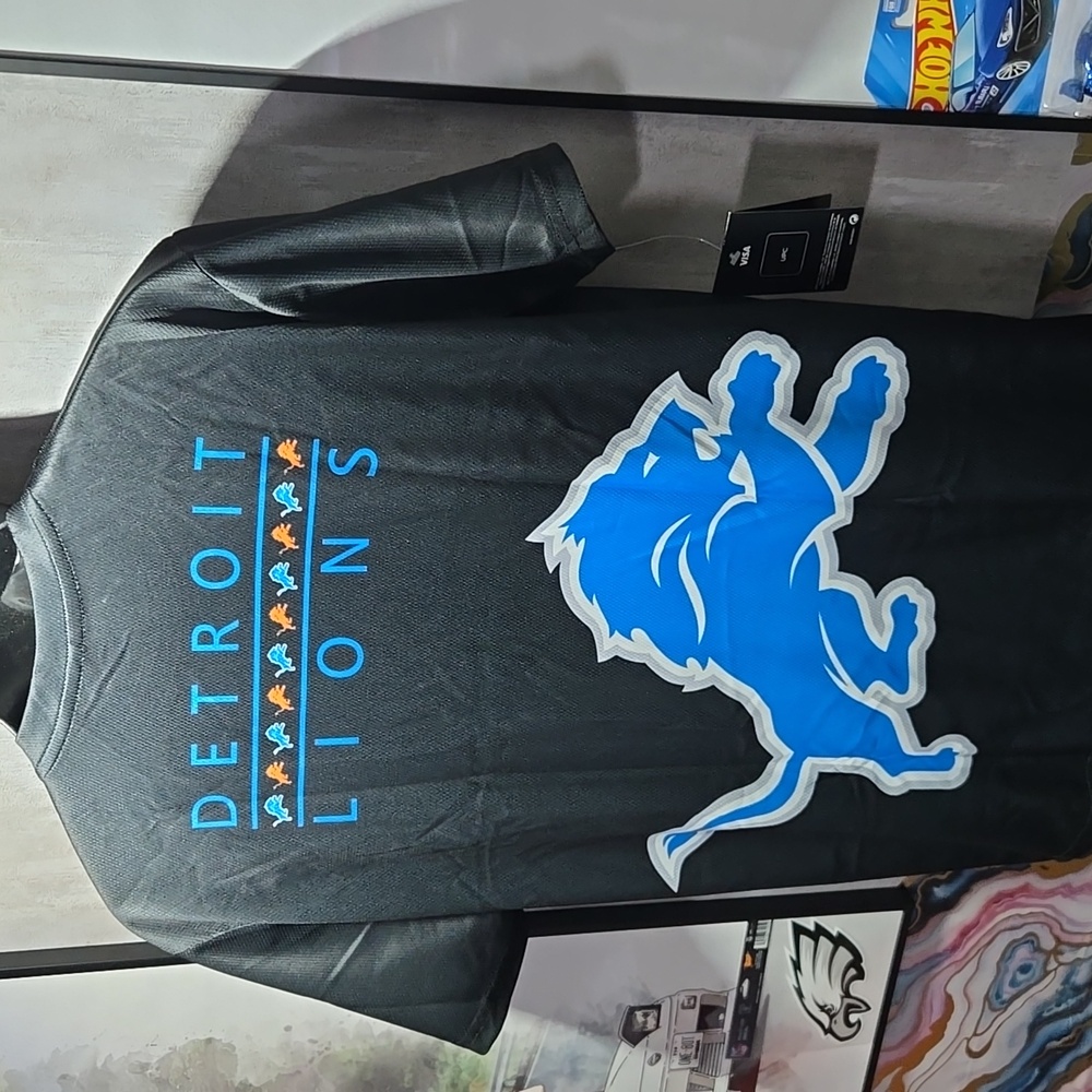 M Detroit Lions Custom Sublimated NFL Football Game Day Fan Jersey - Picture 6 of 8
